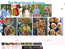Tablet Screenshot of nutritionistreviews.com